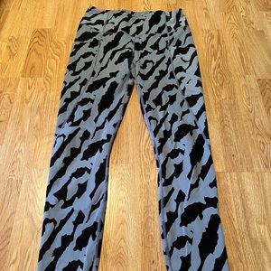 Varley Gray Black Zebra Fitness Legging S